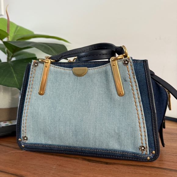 Coach denim bag - Picture 3 of 9
